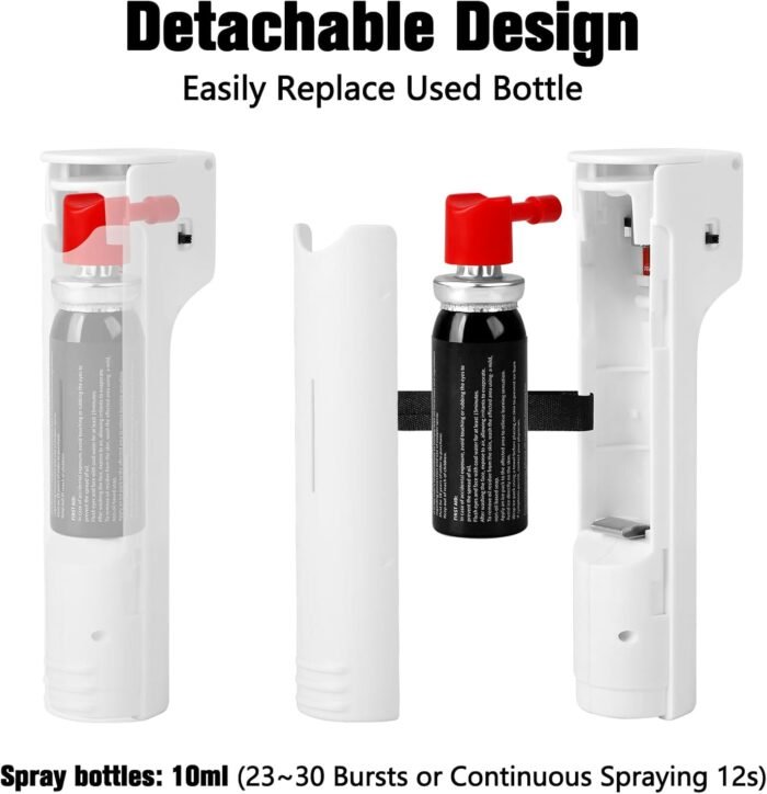 3-in-1 Personal Safety Alarm with Pepper Spray Gel for Women Self Defense Keycha... - Image 5