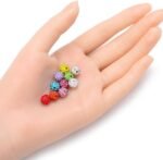 50pcs Adabele Grade A Suncatcher Crystal Rhinestone Pave Loose Beads 8mm Peridot... - Image 3