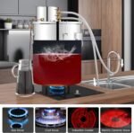 Giantex 10 Gal Alcohol Still, 2 Pots Stainless Steel Alcohol Still w/Built-in Th... - Image 3