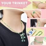 Bracelet Beads for Jewelry Making, Chartreuse Glass Beads Including 8 Types Asso... - Image 4