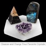 Extra Large Selenite Charging Plate – 8” Hexagon Selenite Crystal - Mined & Craf... - Image 5
