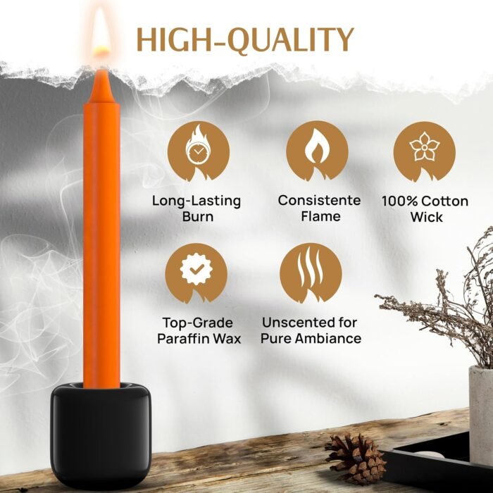 Wyspell - 36 Colored Taper Candles for Witchcraft | 5" Height & 1/2" Diameter | ... - Image 5