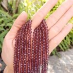 5 Strands Czech Faceted Rondelle Crystal Glass Loose Beads 6mm Spacer Bulk Burgu... - Image 4