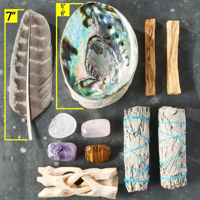 Perfect Unity Smudging Kit - 2 White Sage Smudge Sticks + 2 Palo Santo Sticks + ... - Image 4