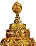 Tibetan Buddhist Offering, Decorative Statue Carving Symbols Desk Handmade Relig... - Image 3