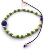 Babalawo Ide of Orula Bracelet with Natural Azabache Perfect Duo for Santeria Re... - Image 3