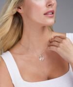 YL Horse Necklace 925 Sterling Silver Heart Pendant Animals Jewelry for Women - Image 3