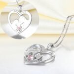 YL Horse Necklace 925 Sterling Silver Heart Pendant Animals Jewelry for Women - Image 6