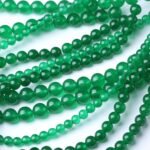 8MM Green Jade Round Loose Beads Natural Gem Beads Crystal Energy Stone Beads fo... - Image 4