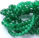 8MM Green Jade Round Loose Beads Natural Gem Beads Crystal Energy Stone Beads fo... - Image 5