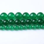 8MM Green Jade Round Loose Beads Natural Gem Beads Crystal Energy Stone Beads fo... - Image 6