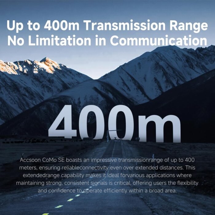Accsoon Como SE Wireless Headset Intercom System, 5-Person 2.4GHz Full-Duplex Te... - Image 3