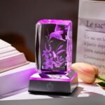 Enjinkail 3D Hummingbird for Mom Women Glass Figurines Crystal Humming Bird Lily... - Image 4