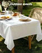 Pureegg Plastic Table Cloth Disposable - 8 Packs, Table Cloth for Retangle Table... - Image 7