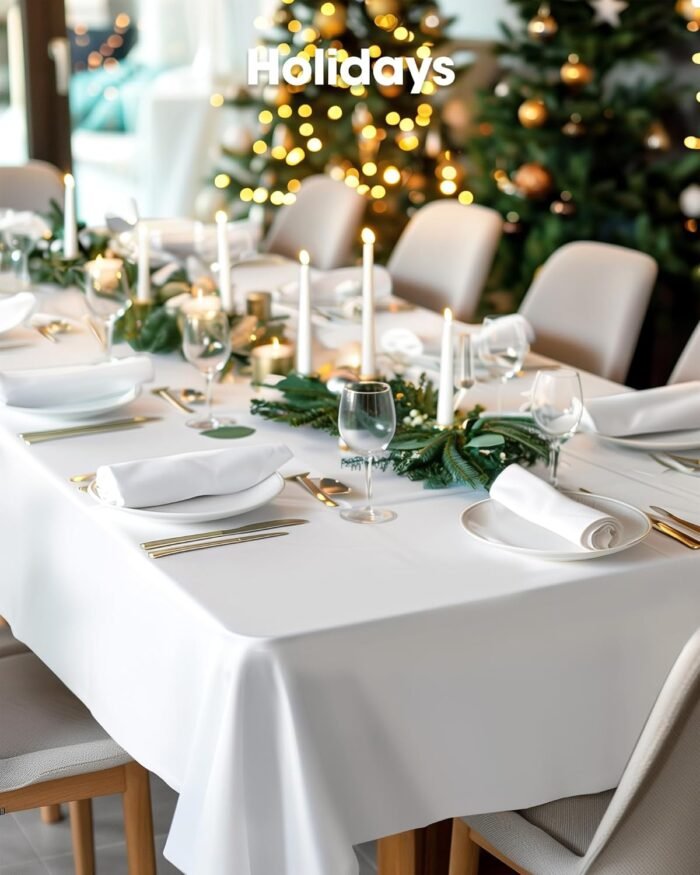 Pureegg Plastic Table Cloth Disposable - 8 Packs, Table Cloth for Retangle Table... - Image 8