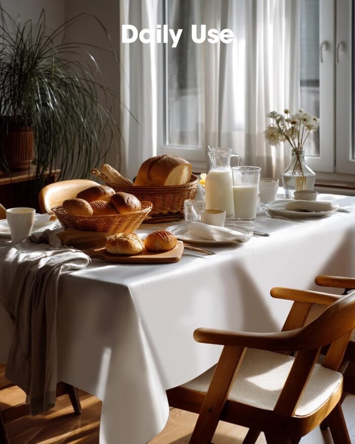 Pureegg Plastic Table Cloth Disposable - 8 Packs, Table Cloth for Retangle Table... - Image 9