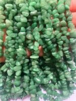 7-8mm Natural Green Aventurine Gemstone Chips Healing Gravel Bracelets Necklace ... - Image 5