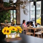 Sunflower Mason Jar Dining Table Centerpiece with Lights Wood Tray Country Farmh... - Image 4