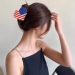 4th of July Hair Clips for Women Fourth of July Hair Clip Red White and Blue Cla... - Image 5