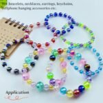1800 PCS 4mm Acrylic Round Beads Clear AB Colors Bubble Spacer Beads Loose Craft... - Image 4