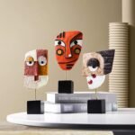 Wink - Handcrafted Statues Resin Abstract Sculpture for Home Decor Modern,Africa... - Image 4