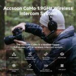 Accsoon CoMo Wireless Headset Intercom System, 1.9GHz Full-Duplex 5-User Team Co... - Image 3