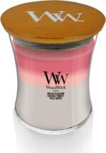 WoodWick Medium Hourglass Candle, Shoreline Trilogy Scent, 9.7oz, Crackles as it... - Image 3