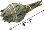 3 California White Sage Smudge Sticks, 3 to 4 Inch Hand Tied, All Natural for Ho... - Image 3