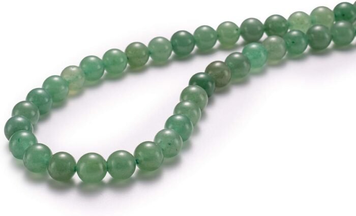 Natural Green Aventurine Jade Stone Round Loose Semi Gemstone Beads for Jewelry ... - Image 7