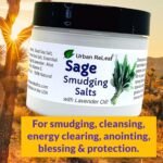 Urban ReLeaf Sage Smudging Salts with Lavender Oil ! Safe & Smokeless Smudge Cle... - Image 3