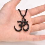 VNOX Om Yoga Pendant Necklace - Hindu Spiritual Amulet Jewelry with Sanskrit Sym... - Image 6