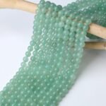 DUQGUHO Green Aventurine Beads 8mm Natural Crystal Green Beads Round Polishing S... - Image 3