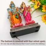 Hindu God Lakshmi Narayan Statue - 8.8” H Laxmi Narayan Sculpture Indian Diwali ... - Image 6