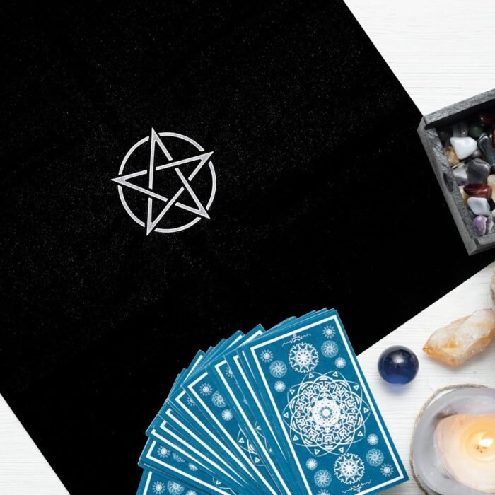 jojofuny 1pc Scrying Star Home Spiritual Altar Table Pentacle Cloth for Divinati... - Image 6