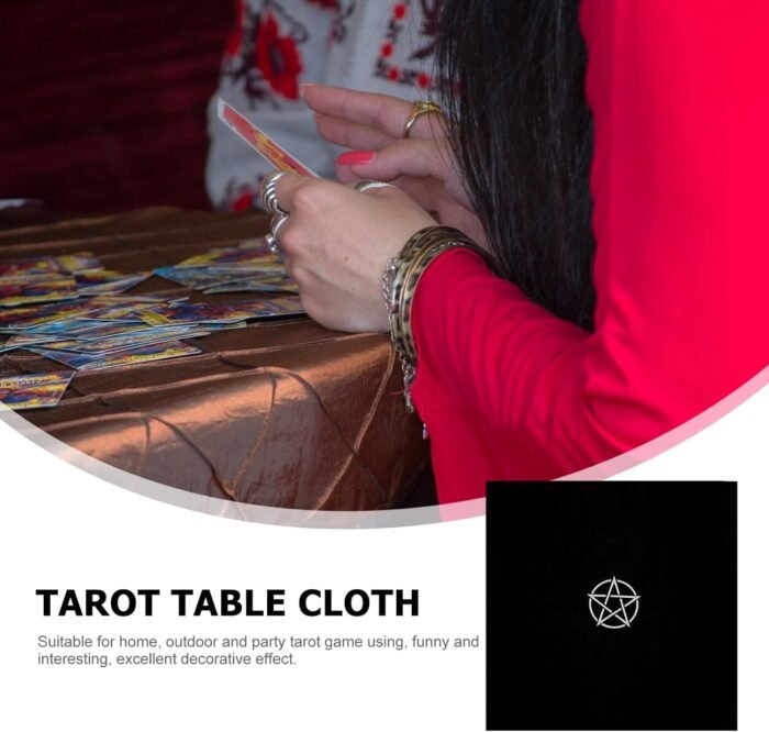 jojofuny 1pc Scrying Star Home Spiritual Altar Table Pentacle Cloth for Divinati... - Image 10