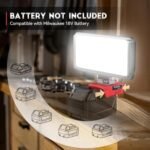 LED Work Light for Milwaukee 18v Battery, Ecarke 7'' 90W Cordless Work Lights 90... - Image 8