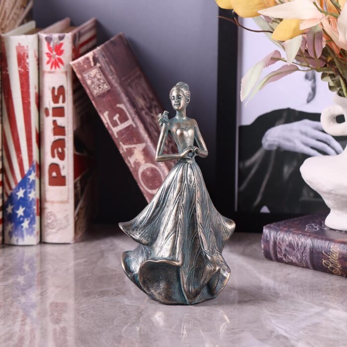 Bird Girl Statue for Home Decor, Garden Fairy Collection Statues, for Women Gard... - Image 4