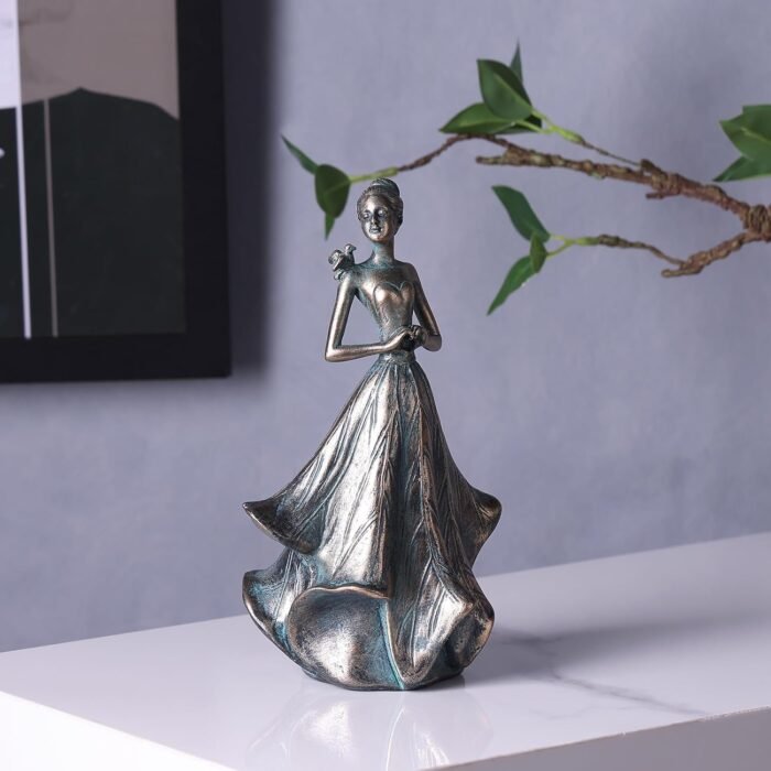 Bird Girl Statue for Home Decor, Garden Fairy Collection Statues, for Women Gard... - Image 7