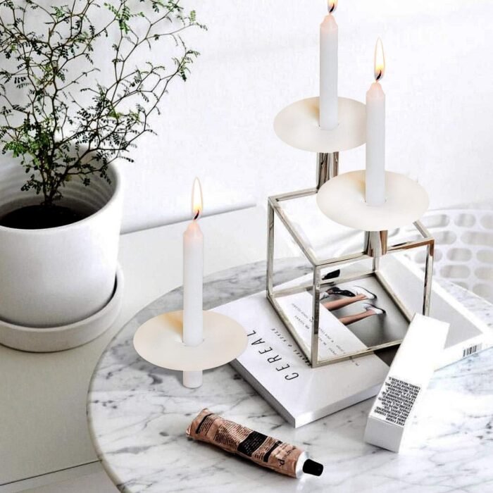 150 Church Candles with Drip Protectors for Devotional Candlelight Vigil Service... - Image 8
