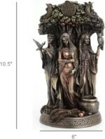 Veronese Design Danu Irish Triple Goddess of The Tuatha De Danann Bronze Finish ... - Image 3