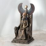 Veronese Design 11 Inch Sekhmet Egyptian Goddess of Healing Sitting on Throne Co... - Image 4
