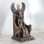 Veronese Design 11 Inch Sekhmet Egyptian Goddess of Healing Sitting on Throne Co... - Image 6