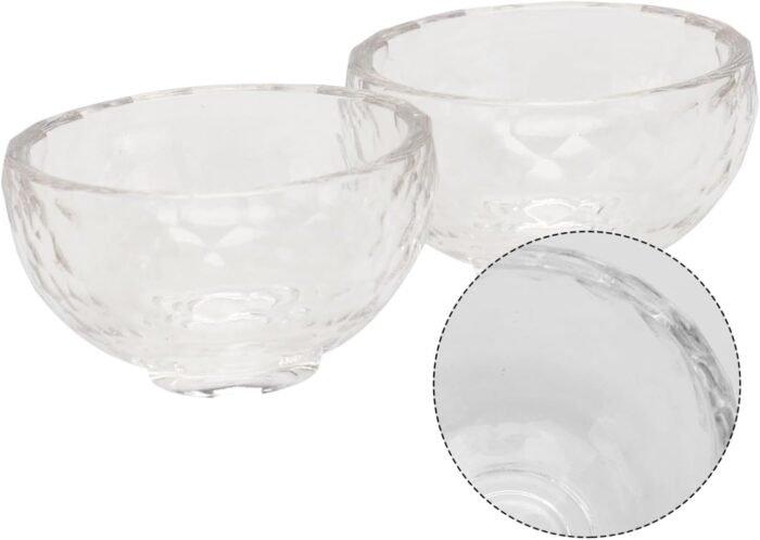 Elegant Crystal Bowl Set Ritual Offering Bowls Oil Essential Oils Fragrance for ... - Image 3