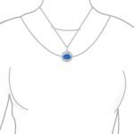 Bling Jewelry Turkish Spiritual Protection Amulet Moving Floating Aqua Nazar Blu... - Image 3