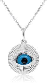 Bling Jewelry Turkish Spiritual Protection Amulet Moving Floating Aqua Nazar Blu... - Image 4
