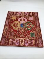 Tibetan Buddhist red Double dorje Silk Brocade Table Cover/Altar Cloth/Shrine Cl... - Image 3