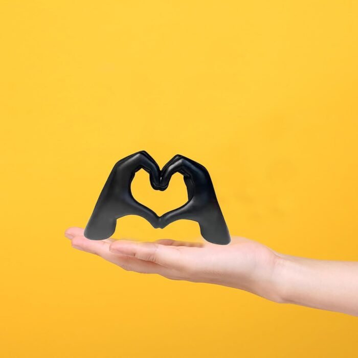 FANTESTICRYAN Small Heart Hands Statues Hand Love Sculpture Cute Decorative Home... - Image 4