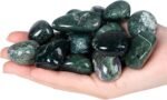 YATOJUZI Aquatic Agate Natural Healing Crystals Bulk Tumbled Polished Pocket Sto... - Image 3