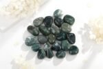 YATOJUZI Aquatic Agate Natural Healing Crystals Bulk Tumbled Polished Pocket Sto... - Image 4