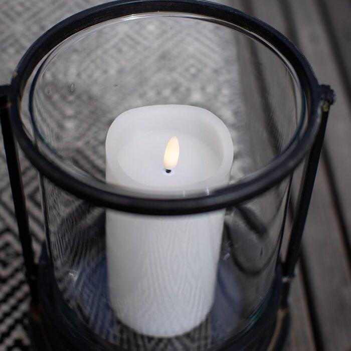 Stonebriar 6 Count White Real Wax 3x6 Flameless LED Pillar Candles with Remote a... - Image 13